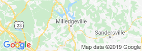 Milledgeville map